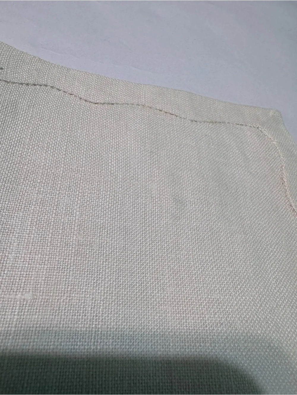 Vintage Hand Stitched Strawberry Linen Cloth Napkins Lot 4 Portugal Embroidered